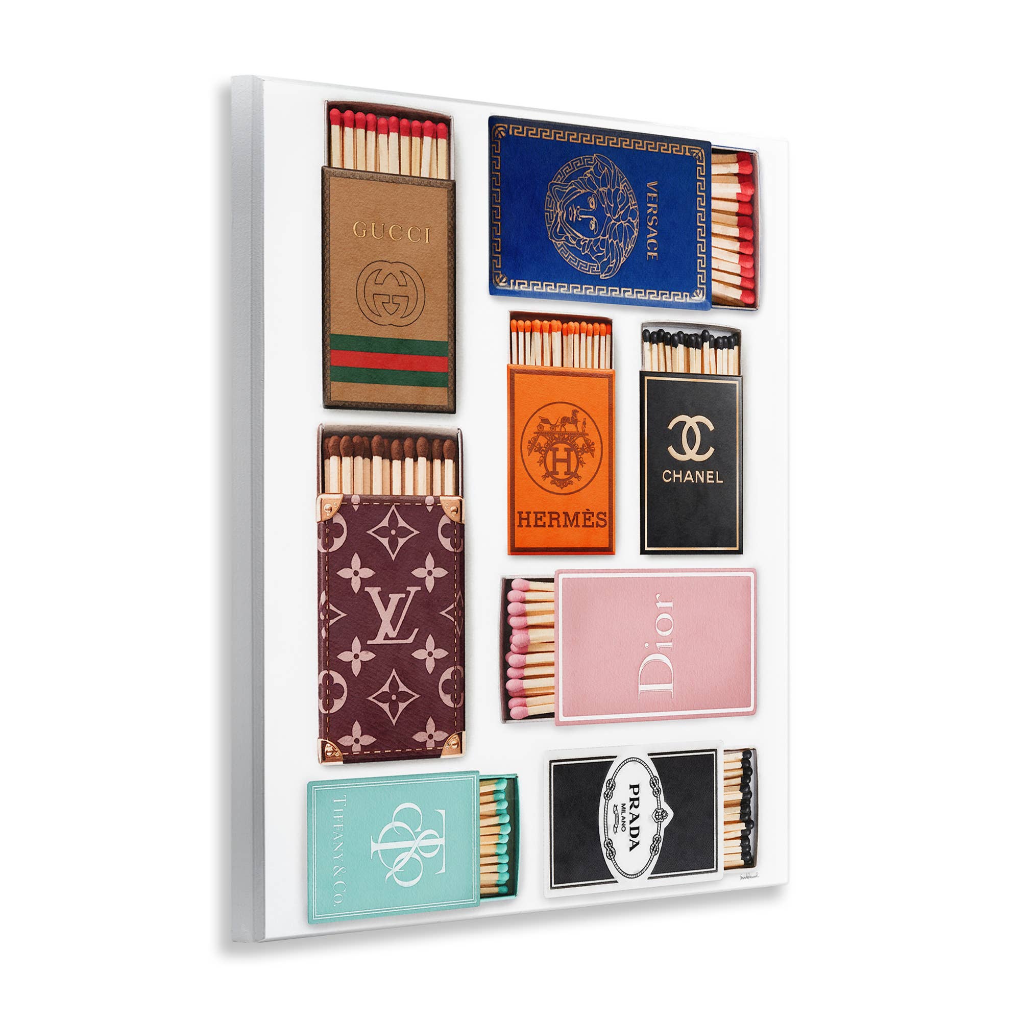 Stupell Industries – Sinal de parede por atacado – Placa de Parede com Caixas de Fósforos Modernas e Icónicas1