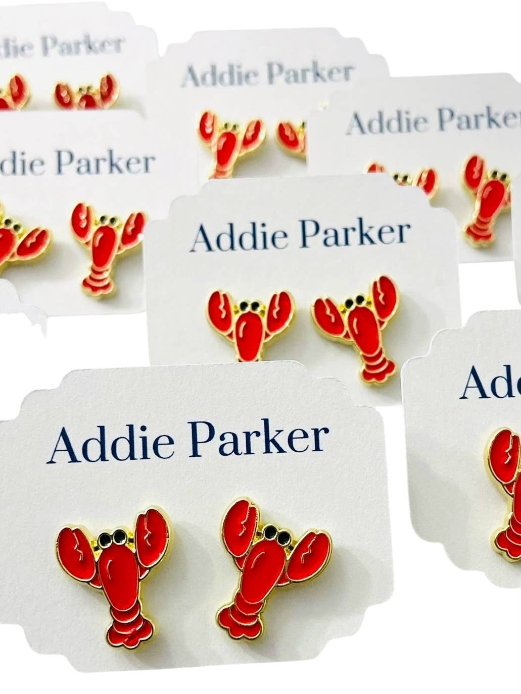 Addie Parker Jewelry - Wholesale Stud/Post Earrings - Enamel Lobster Stud Earring0