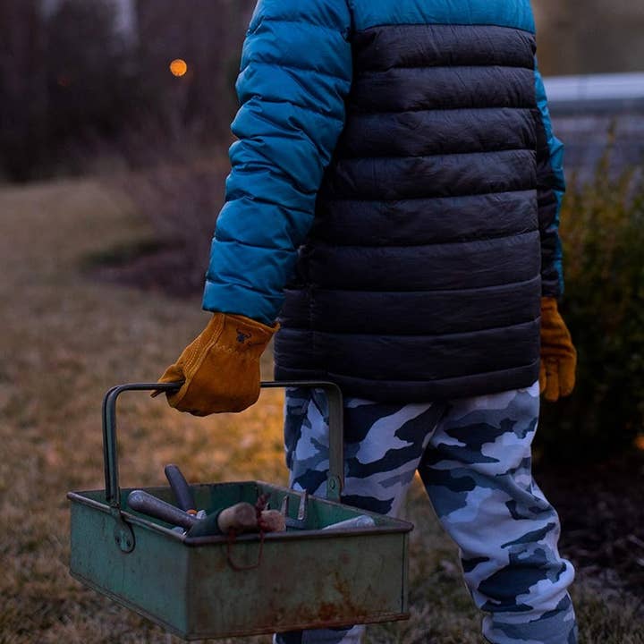 G & F Products - Wholesale Gloves - Kids - Kids Garden Gloves Synthetic Leather Work Outdoor Play6