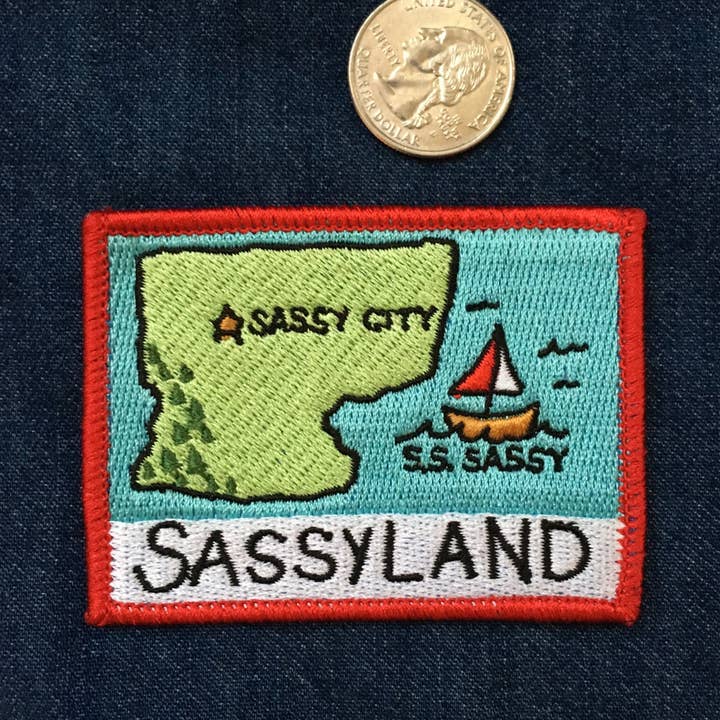 MBMB - Wholesale Patch - Sassyland- Iron On Patch