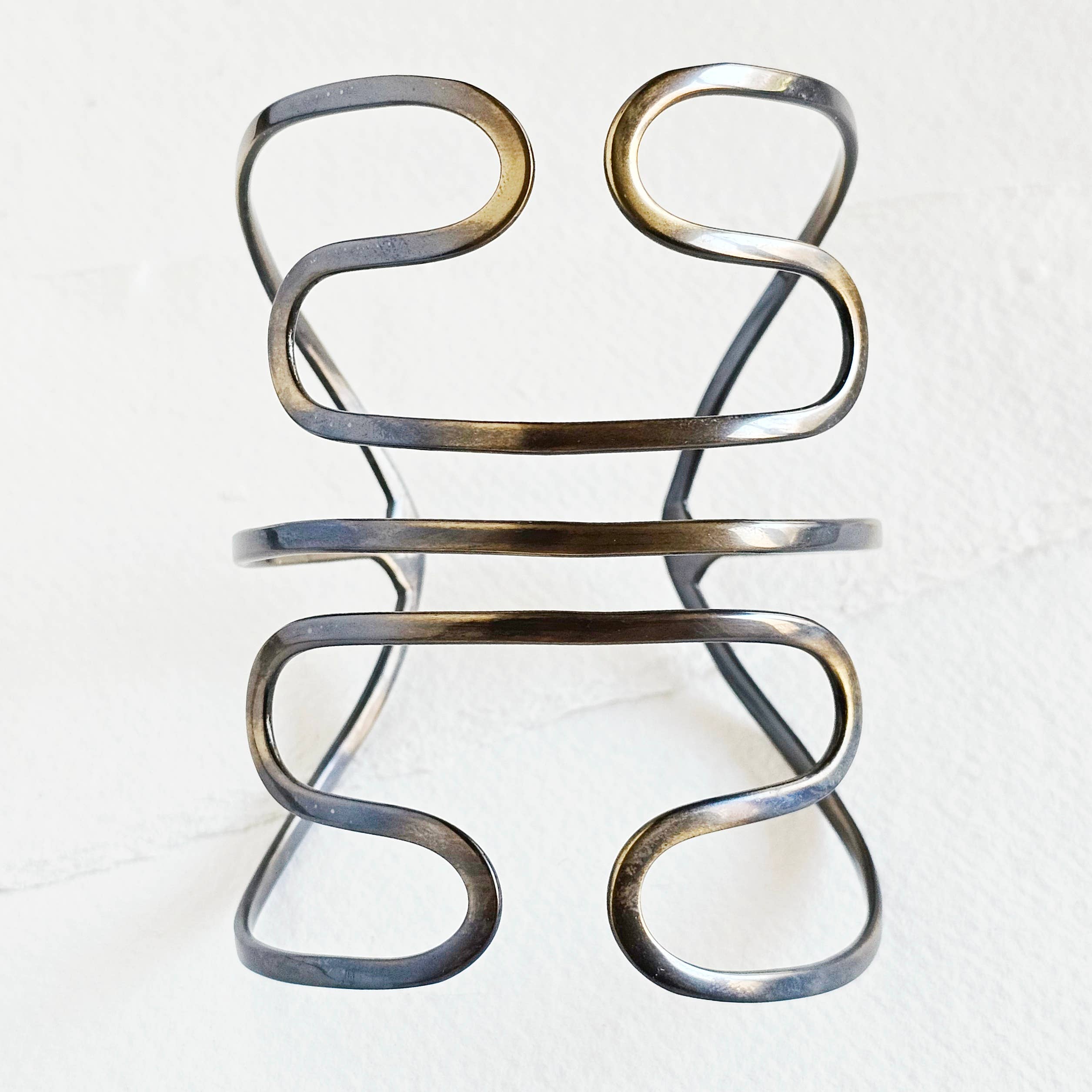 Bisjoux – wholesale Manschettarmband – Bisjoux stor armring i mässing för överarmen3