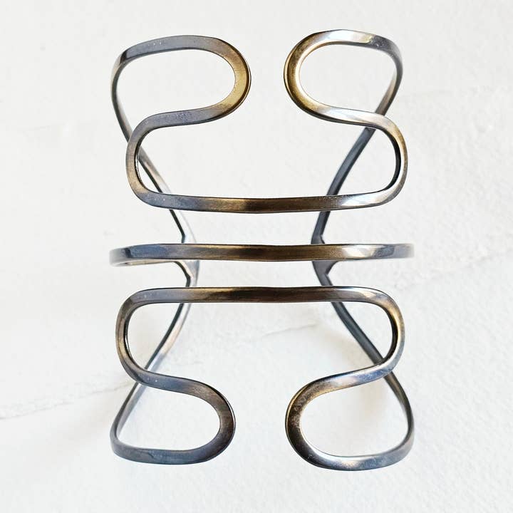 Bisjoux – wholesale Manschettarmband – Bisjoux stor armring i mässing för överarmen3