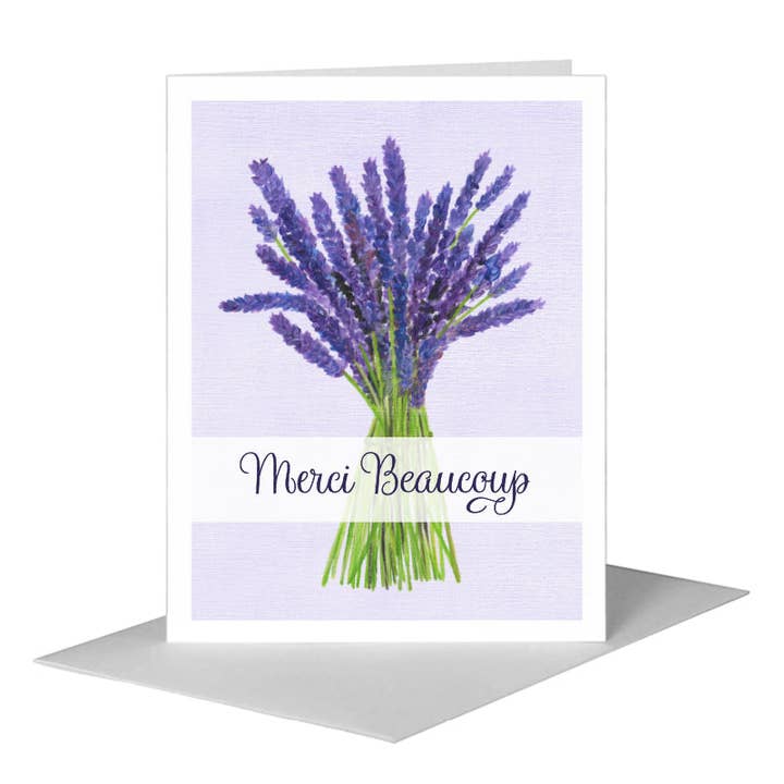 Lavender, Greeting Card (#8430A) for wholesale by Printed Canvas