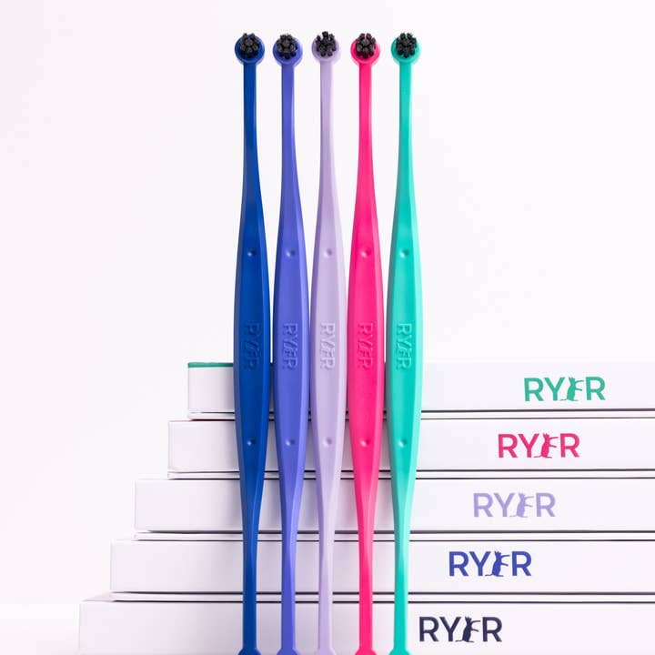 RYERCAT - Wholesale Pet Brush - Cat/Dog - Dual Sided Cat Toothbrush - Mix n' Match Colors!