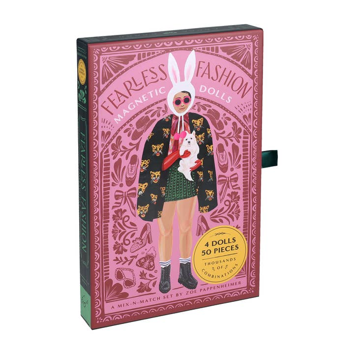 Chronicle Books - Wholesale Magnet - Fearless Fashion Magnetic Dolls2