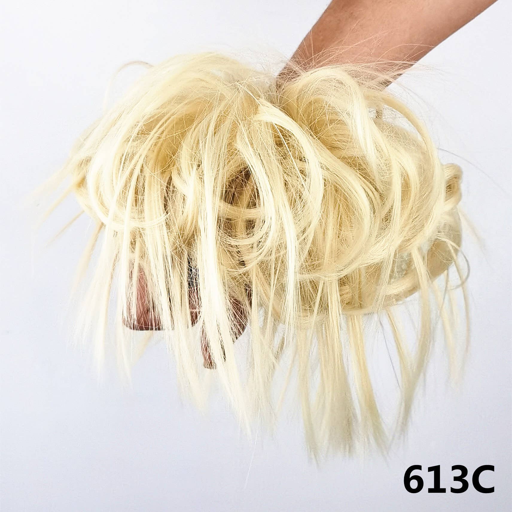 AK Brand - Wholesale Hair Extensions - Messy Curly Synthetic Hair Bun Extension with Elastic Band11