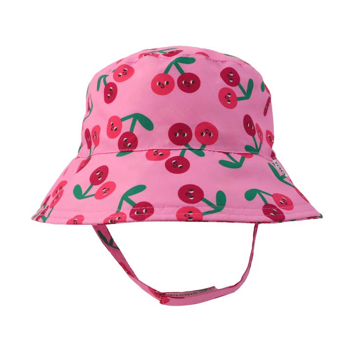 SS26 | Baby/Toddler Printed Bucket Sun Hat - Cherry for wholesale by ZOOCCHINI