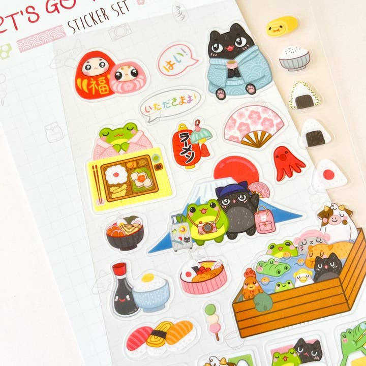 Jessthechen - Wholesale Sticker - Planner & Calendar Stickers | Bing Bong and Friends to Japan3