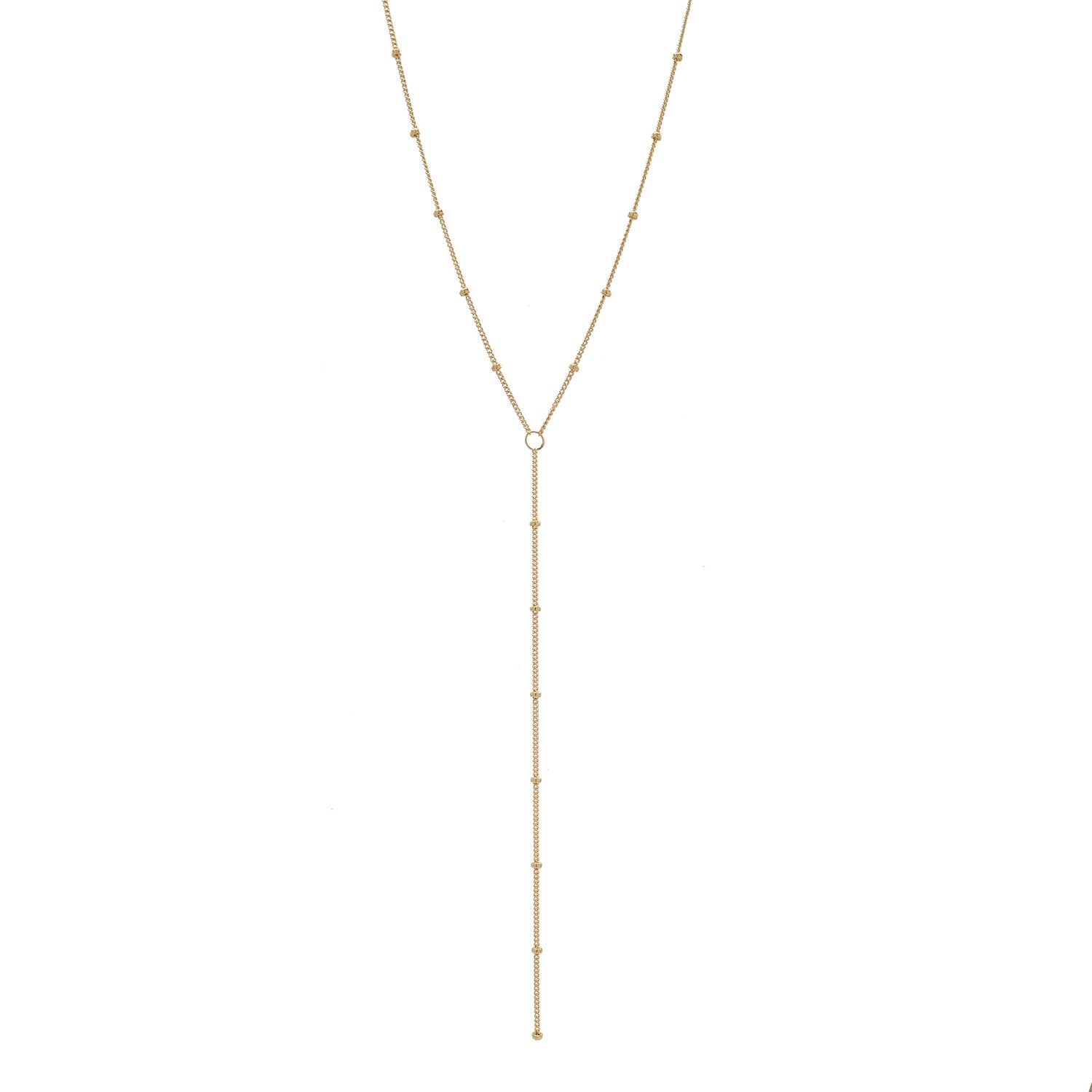 Ofina Jewelry - Wholesale Y-Neck/Lariat Necklace - Y-Drop Ball Chain Necklace0