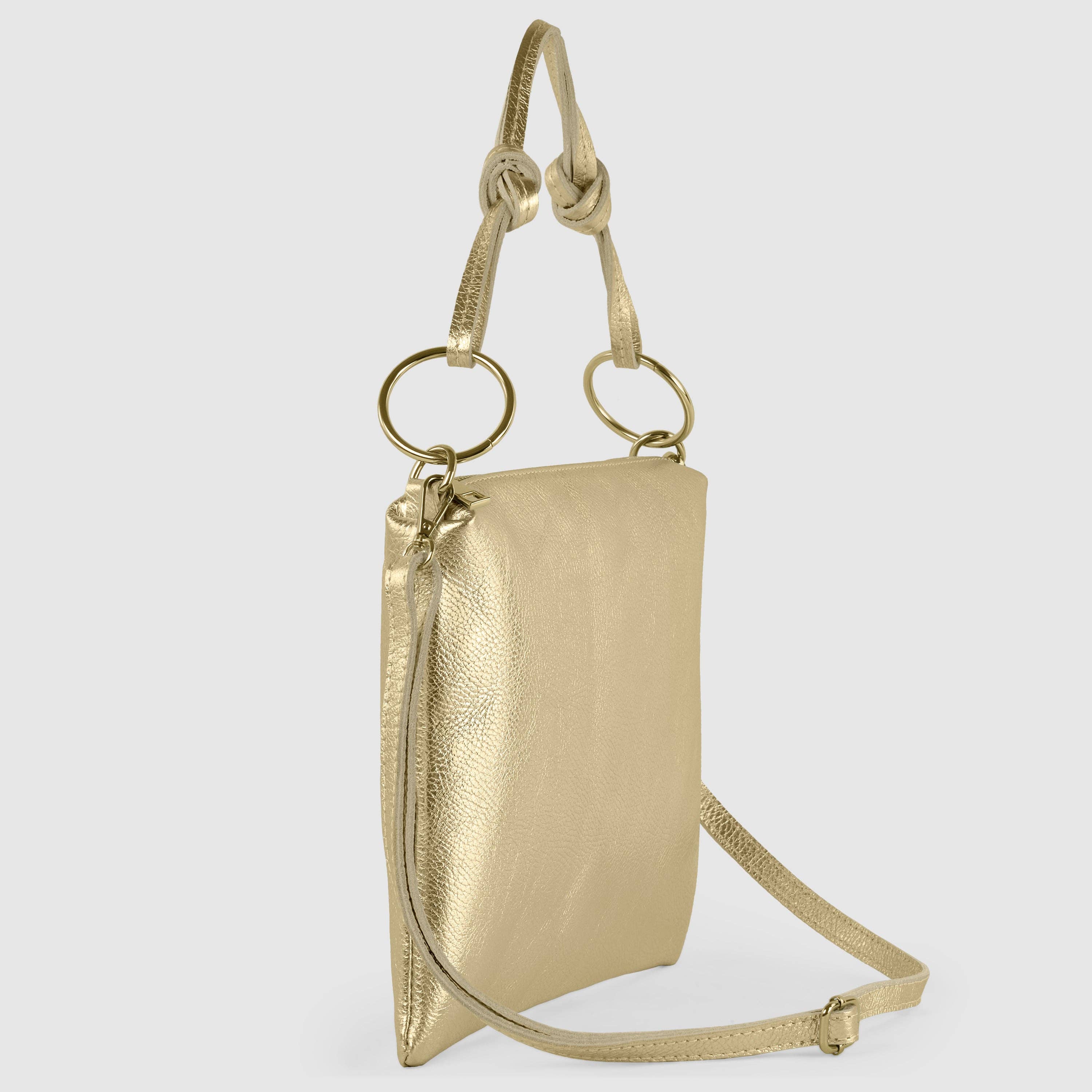 TAKEASY - Wholesale Shoulder Bag - Women's - Italian Genuine Metallic Calf Leather Shoulder Bag 17155124