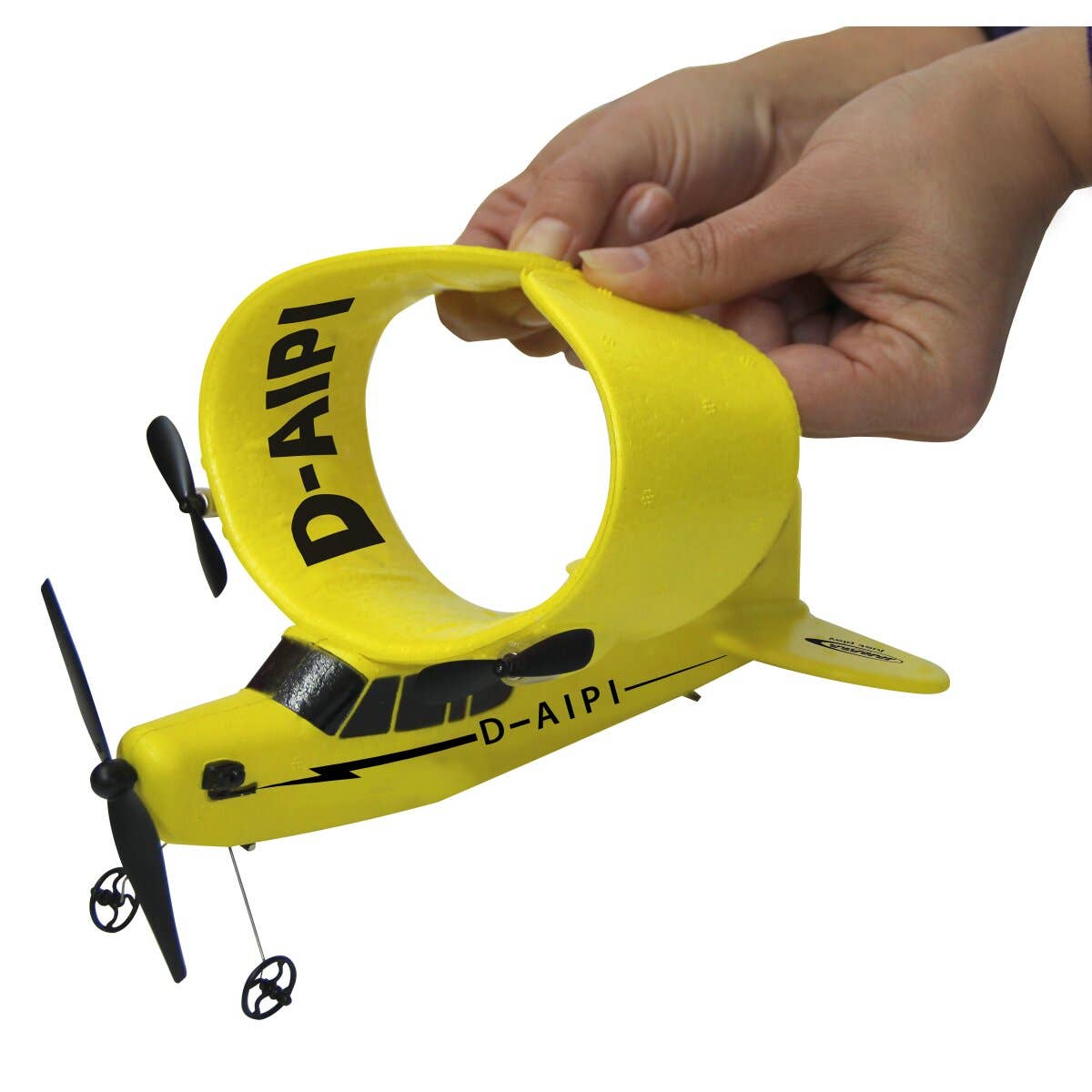 mhw24 - Wholesale Toy Plane - Kids - Piper J3-CUB Airplane 2.4GHz Gyro 2CH9