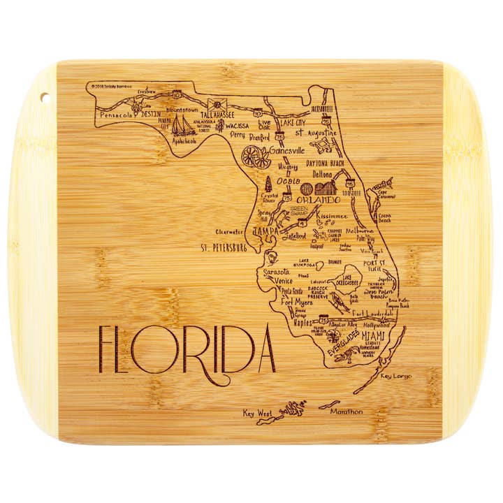Totally Bamboo - Wholesale Cutting Board - A Slice of Life Florida Cutting & Charcuterie Board
