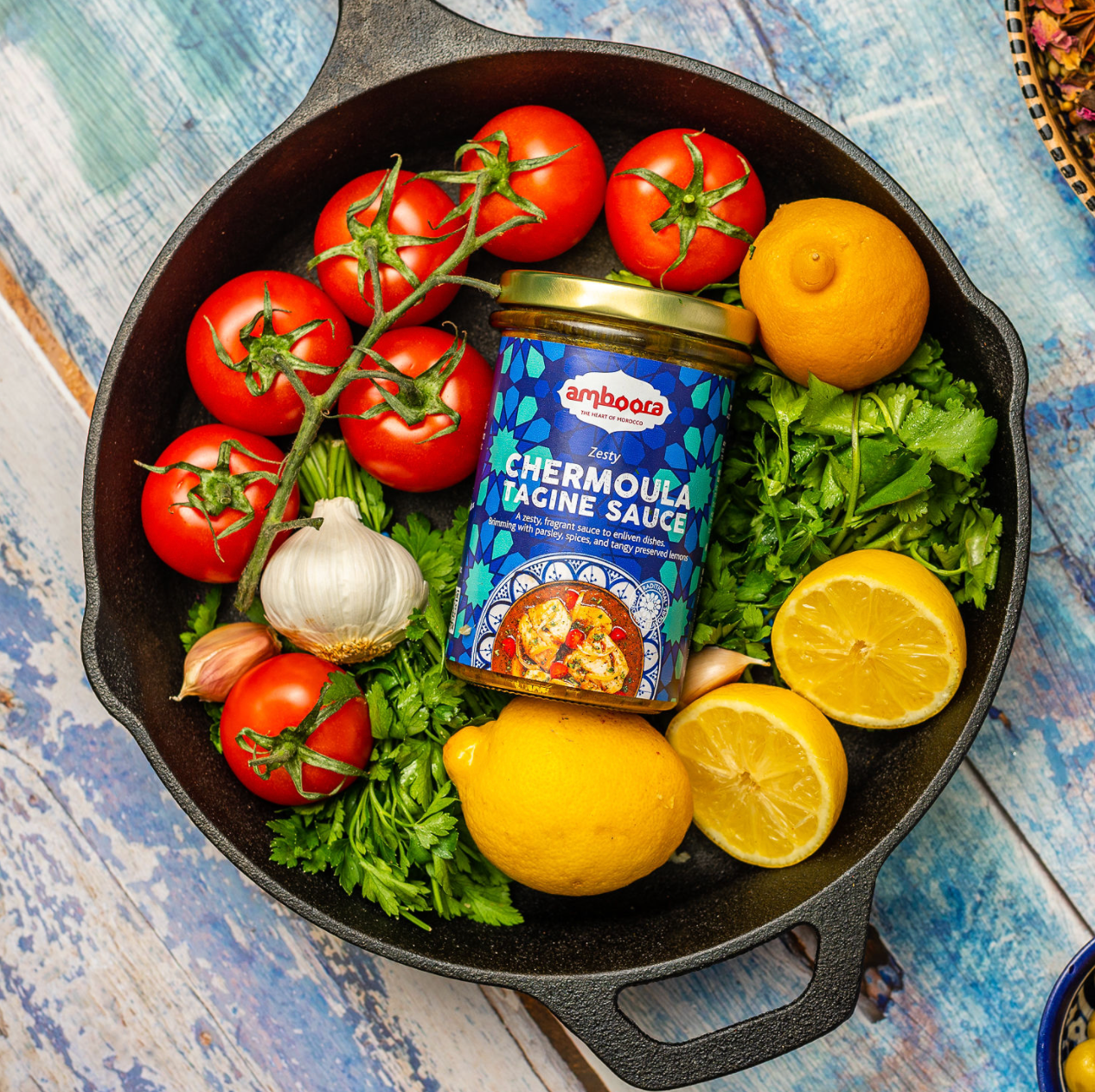 Amboora - Vente Sauces - Sauce Chermoula Tagine épicée6