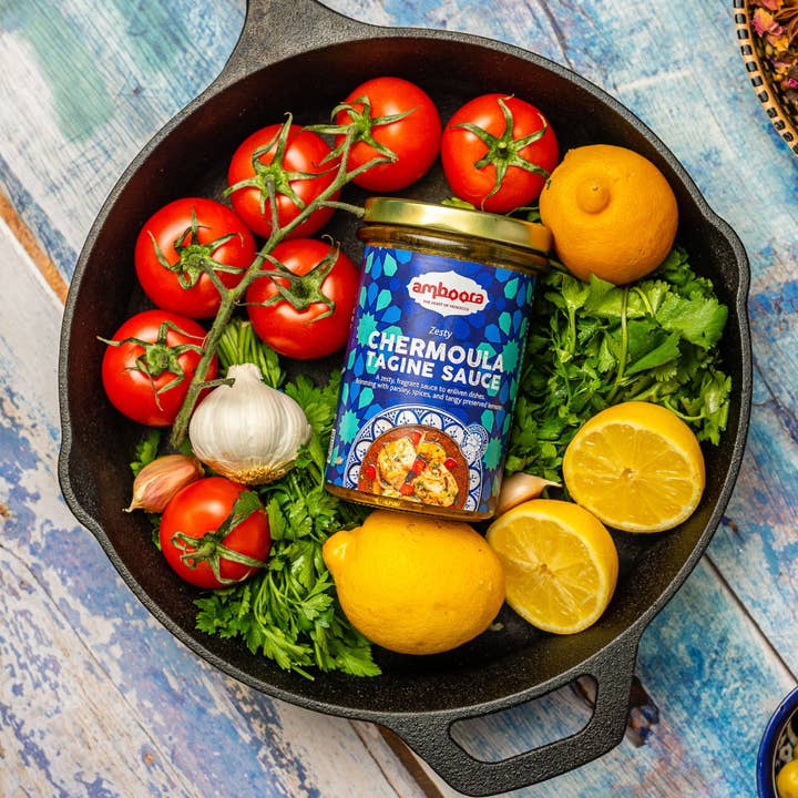 Amboora - Vente Sauces - Sauce Chermoula Tagine épicée6