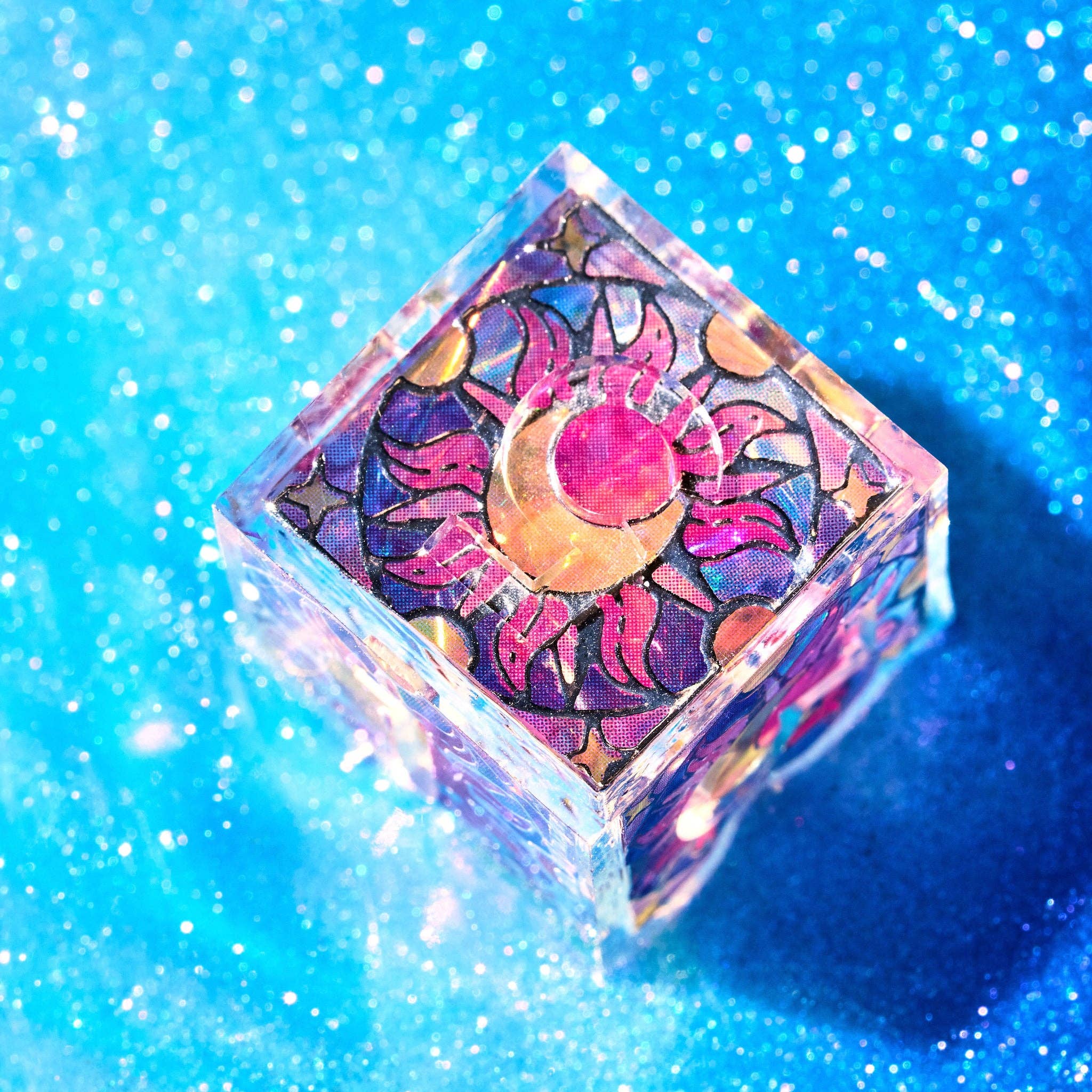 Dispel Dice – wholesale Dice – Lunar Cathedral 7-Piece Iconic Dice Set4