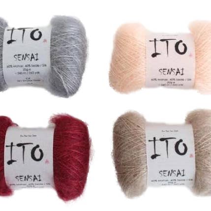 Urban Canvas - Wholesale Yarn - ITO Sensai - 60% Mohair / 40% Silk Yarn (Pack of 6)