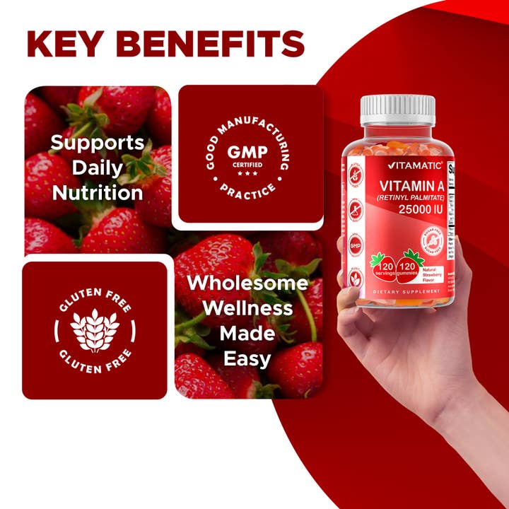 Vitamatic - Wholesale Oral Supplement/Vitamin - Vitamatic | Vitamin A (Retinyl Palmitate) 25000 IU4