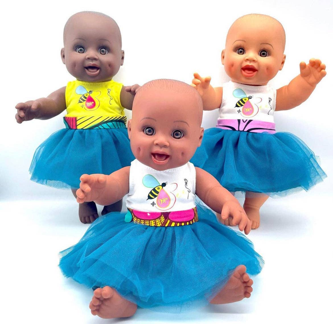 Orijin Bees - Wholesale Doll - Kids - Melanin Joy Bee Black Baby Doll3