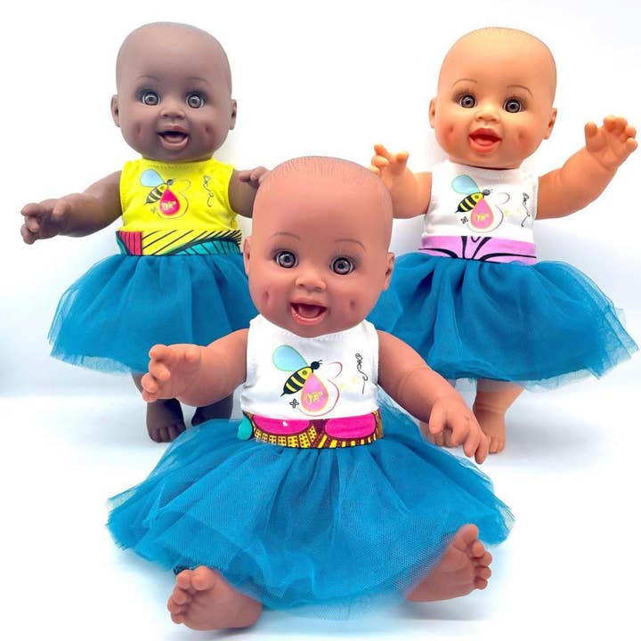Orijin Bees - Wholesale Doll - Kids - Melanin Joy Bee Black Baby Doll3