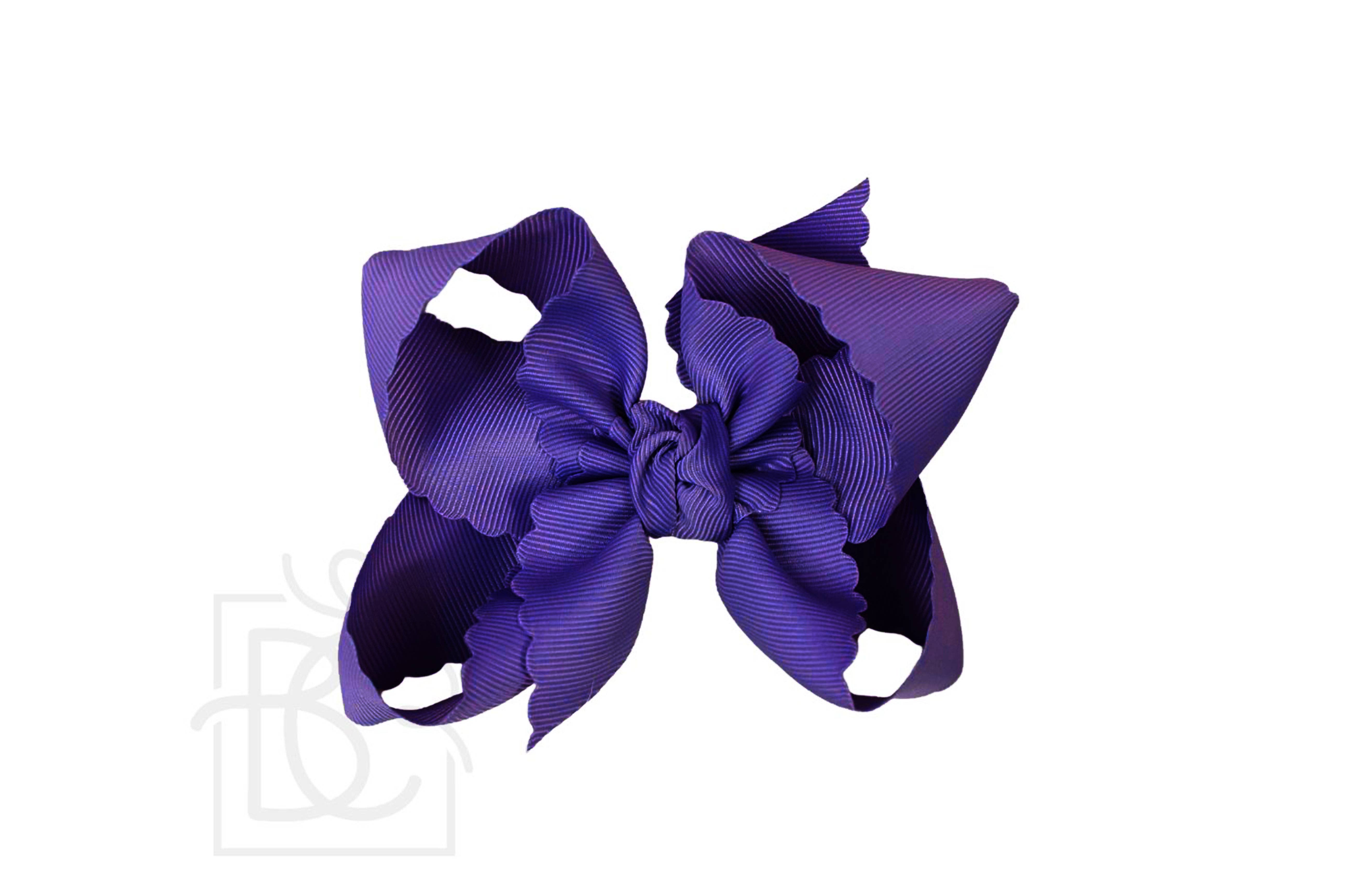 Beyond Creations, LLC – wholesale Hair bow – Kids – SCALLOPED EDGE BOW66