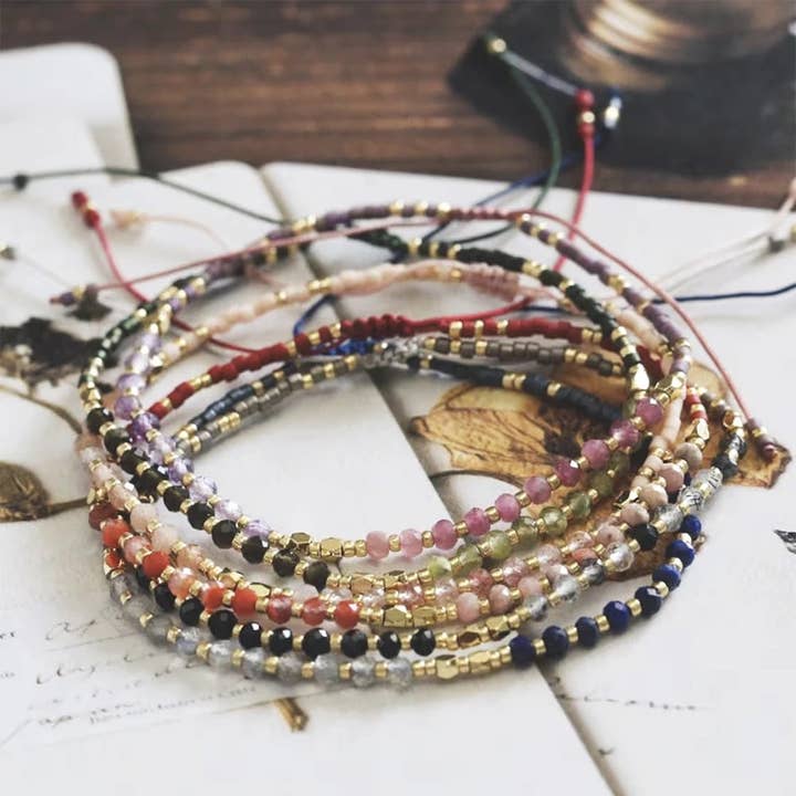 Simply Supplied Co - Wholesale Beaded Bracelet - Dainty Beaded Bracelets - Stackable, High-Quality, CLOSEOUT