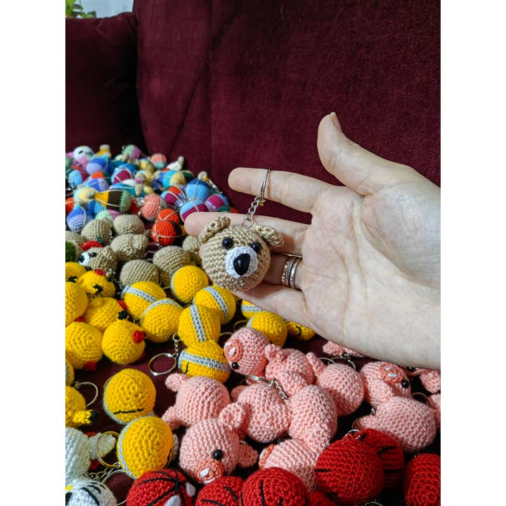 despinacrafting - Wholesale Keychain - Women's - Crochet Keychain, Stuffed Toy, Hello Kitty, Minions12