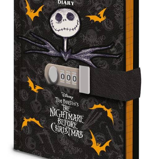 The Nightmare Before Christmas A5 Lockable Undated Diary for wholesale by Pyramid International