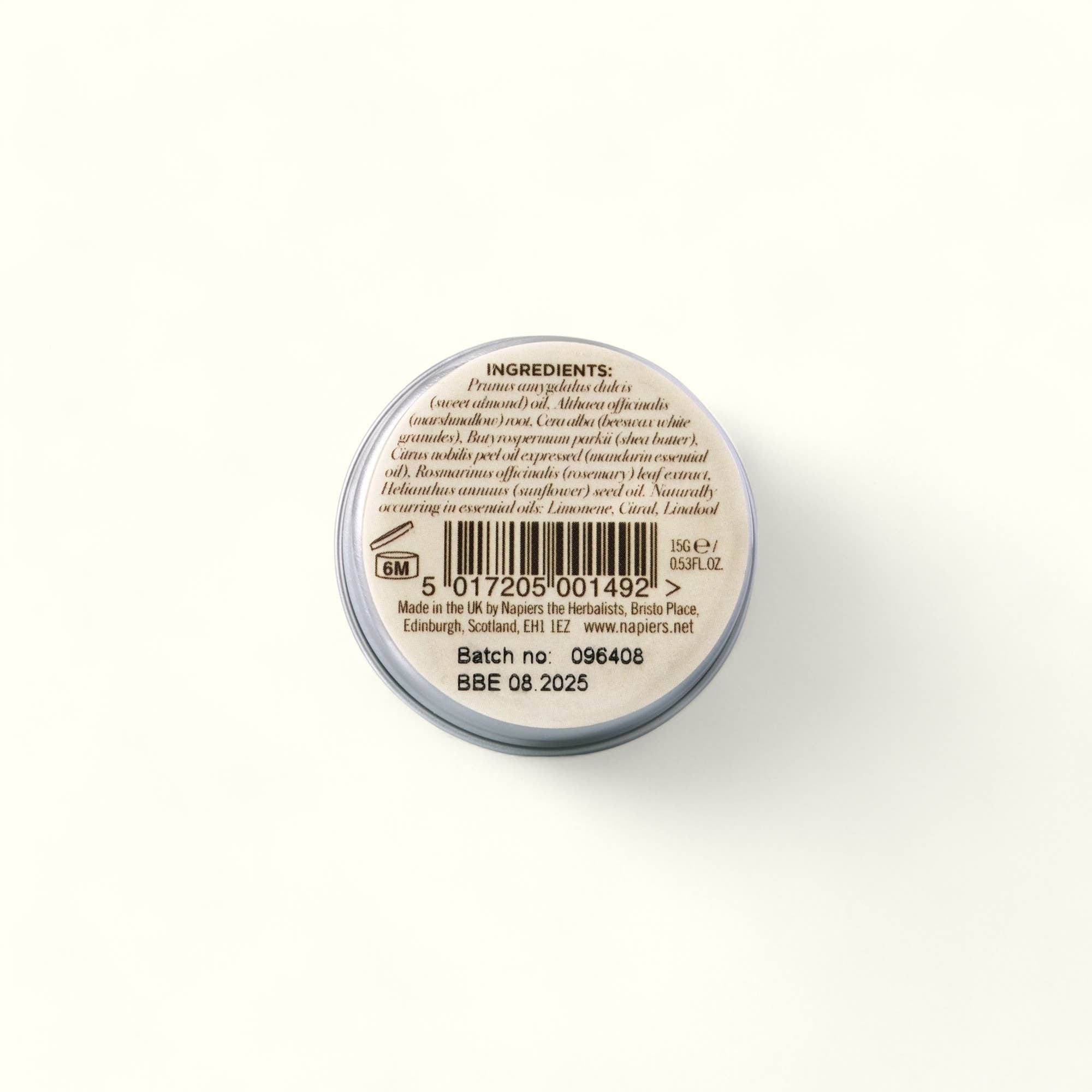 Napiers - Vente Baumes à lèvres - Baume à lèvres Napiers Mandarin2