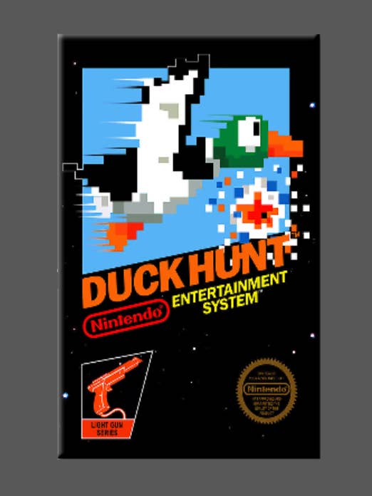 NES, DUCK HUNT, Magnet, Button, Mirror, NINTENDO for wholesale by Ba Ba Buttons
