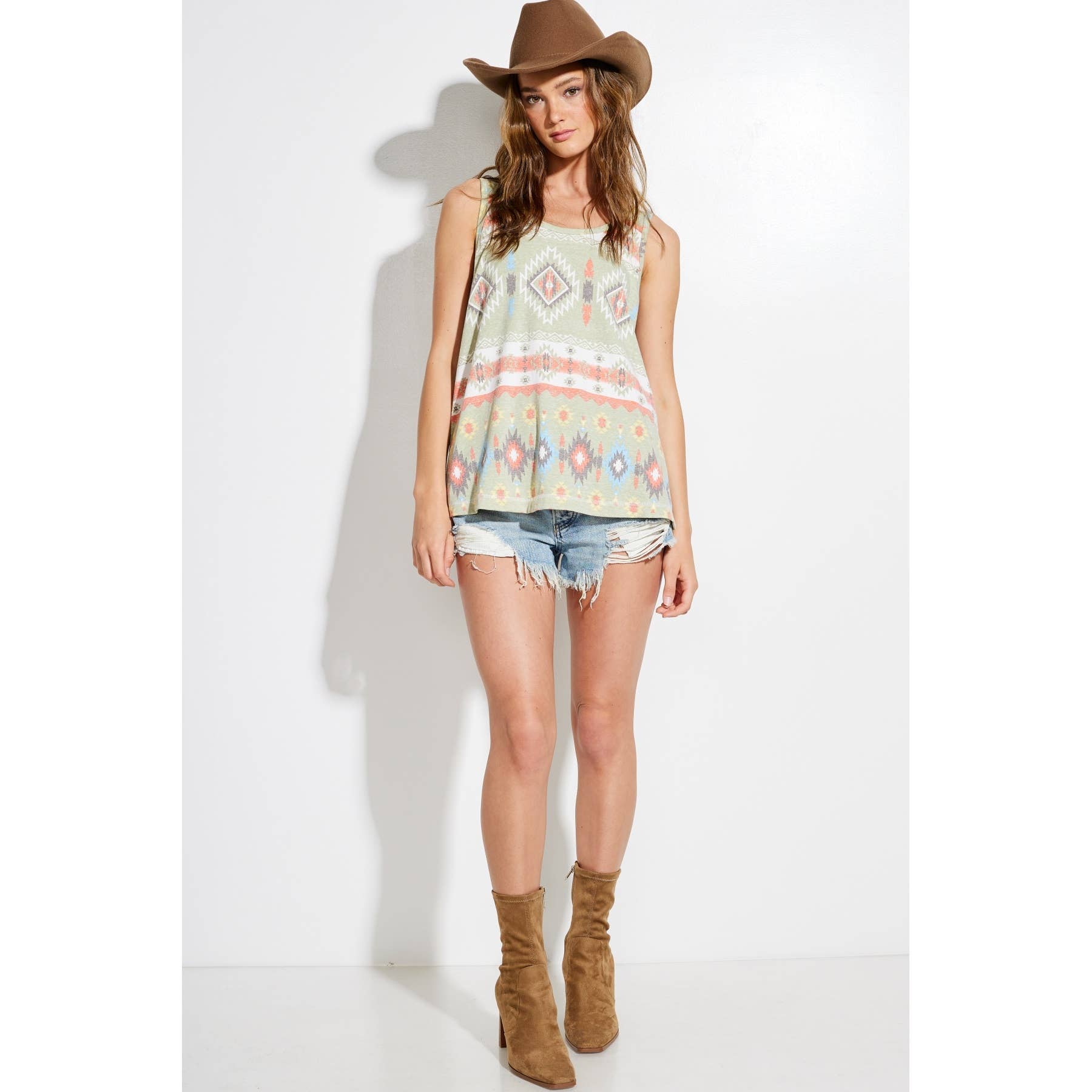 Phil Love - Wholesale Tank Top - Women's - Aztec print tank top 15