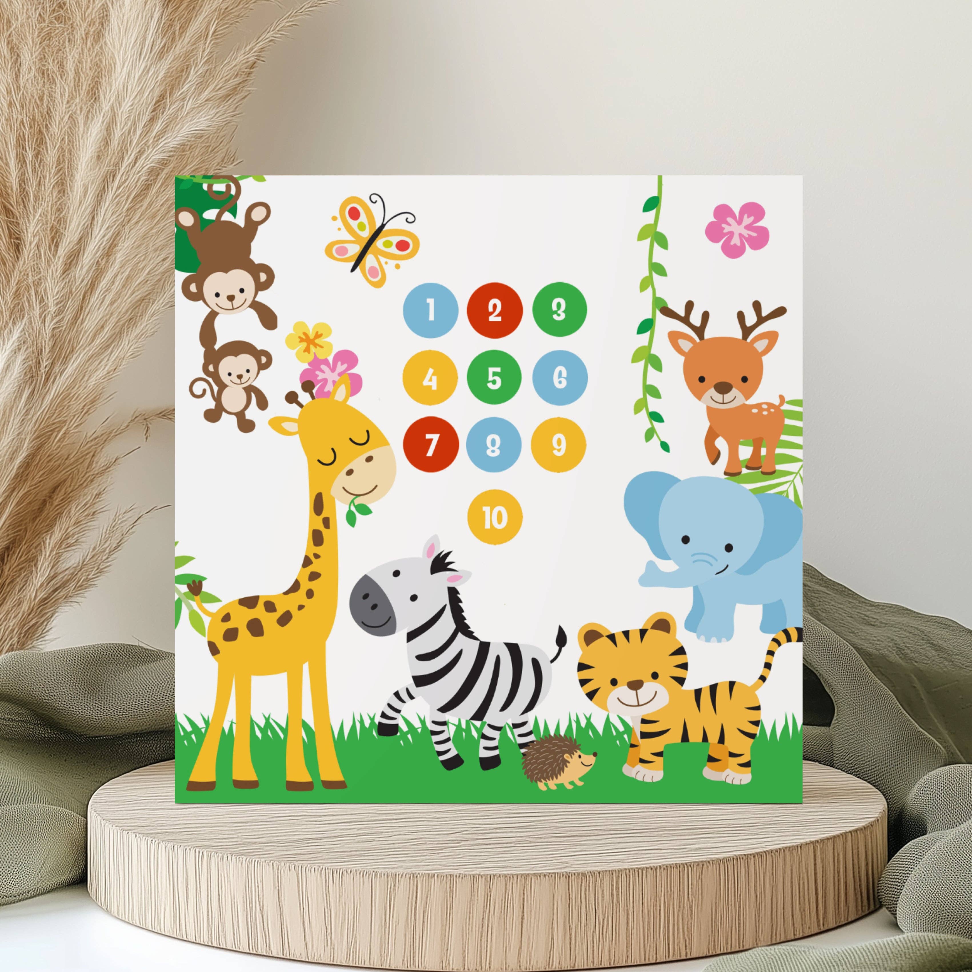 Sticker Varia - Wholesale Sticker - Kids & Baby - Reward Chart Jungle Joy with Stickers - Reward Chart Kids