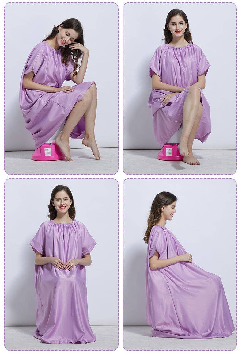 Mix Match Colors Foldable Sleeveless Sweat Steamer Cape for all Spa activity for wholesale on Faire7