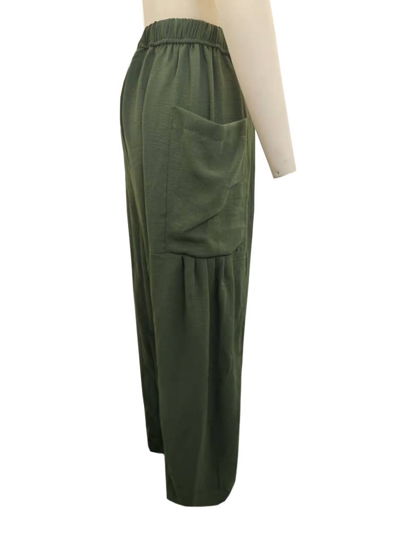 Rosa Clothing - Wholesale Pants - Women's - Soft harem wide-leg pants slacks trousers8