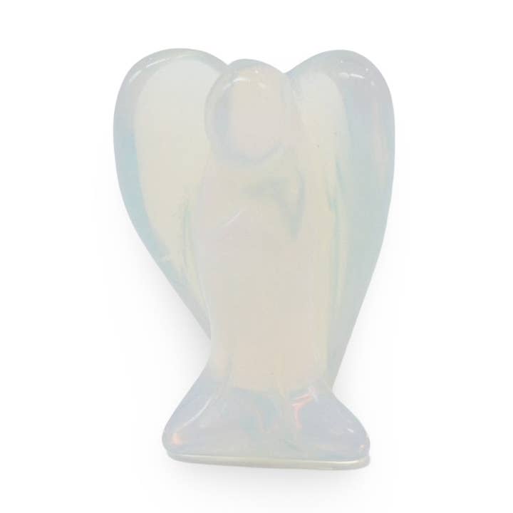 Piedra - Opalina Natural - Escultura - Ángel - 1" para venta al por mayor de Arômes & Évasions (Cayves Wholesale)