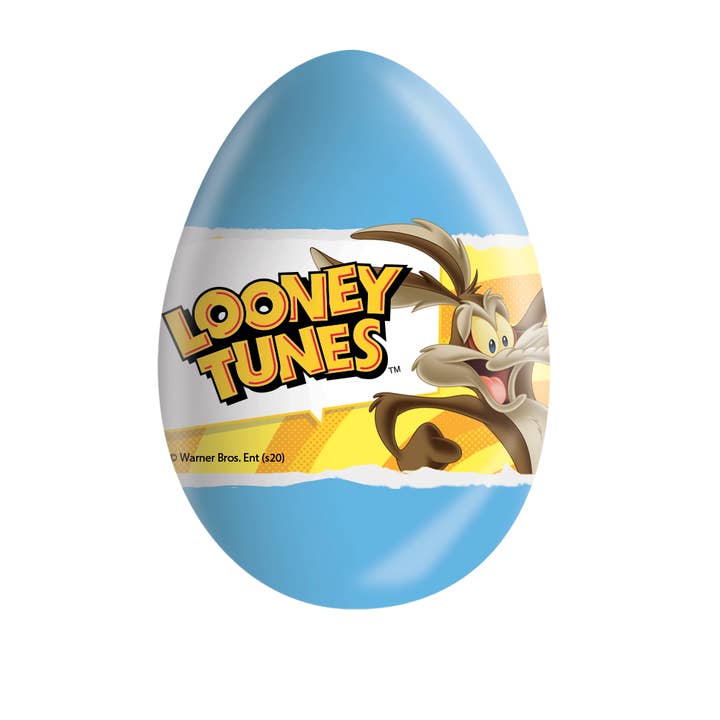 Candycat - Wholesale Chocolate Covered Sweets - Zaini - Ovo Chocolate Surprise - Looney Tunes - 24x20g