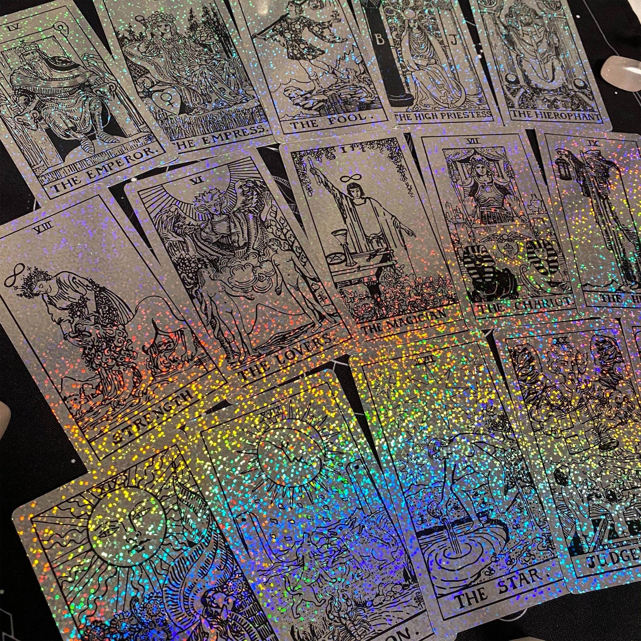 DarkForestLTD - Wholesale Tarot Cards - The Rider Waite Holographic Crystal Foil Tarot Deck8