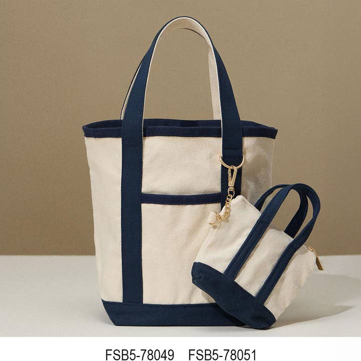 Sensibling Corp. - Wholesale Tote Bag - Women's - Small Multi Purpose Canvas Tote Bag