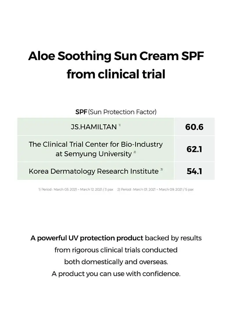 Kosmic - Kbeauty Skincare – wholesale Sunscreen – [COSRX] ALOE SOOTHING SUN CREAM SPF50+ PA+++ 50ML4