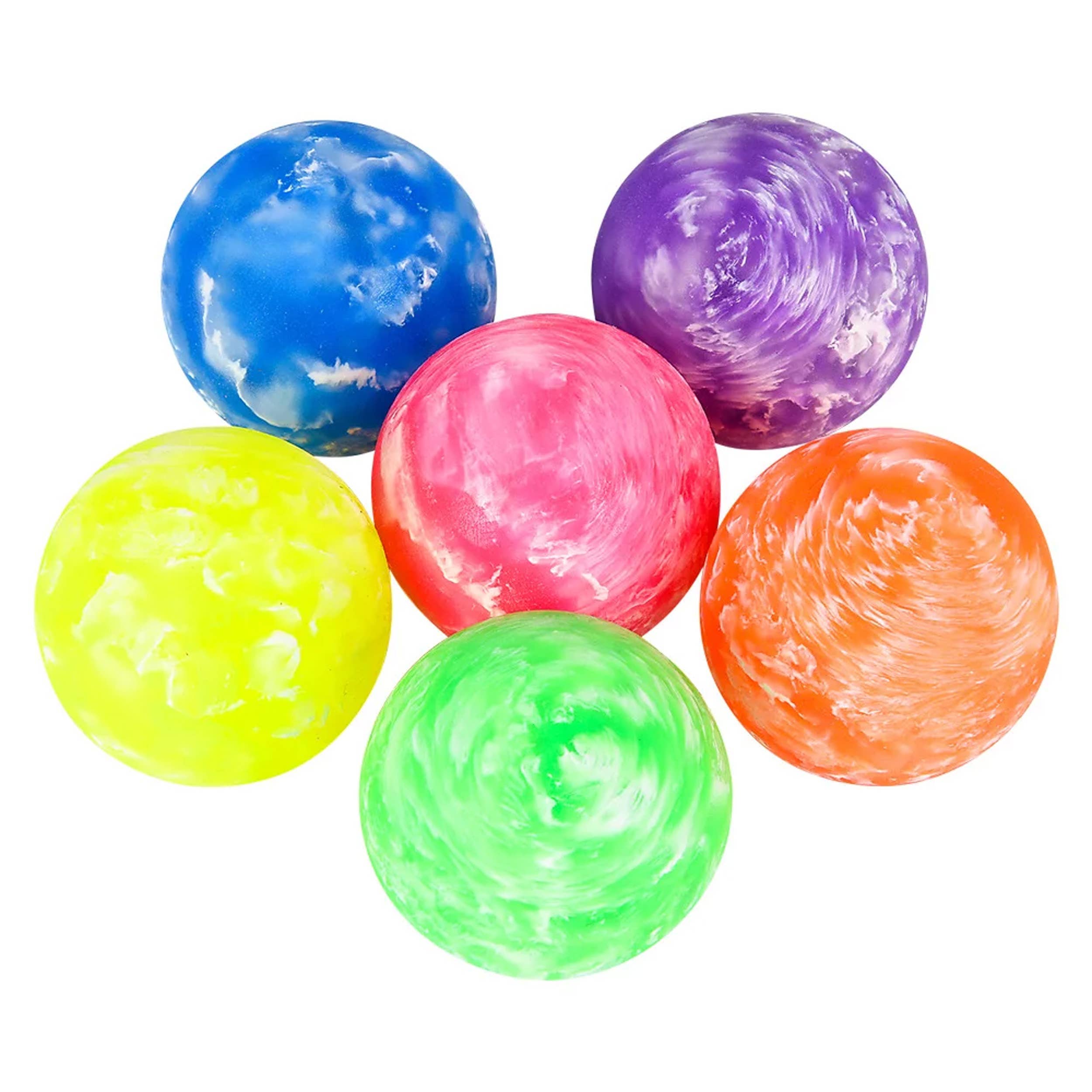 Holiday Farm - Wholesale Sports Ball - Kids - Marbleized Hi- Bounce Kids Ball Toy-  In Bulk4
