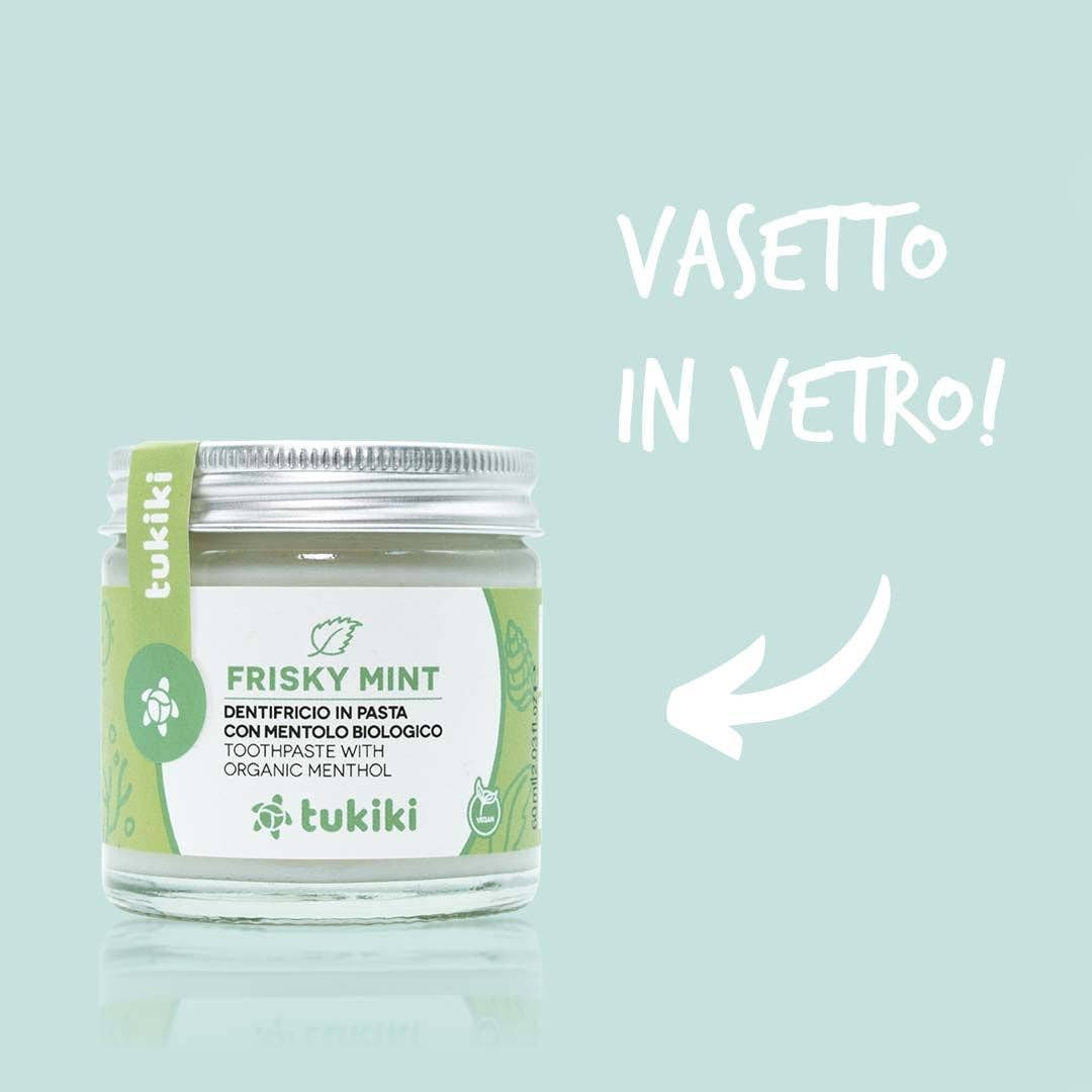 tukiki - Vente Dentifrices - Dentifrice écologique sans fluor à la menthe en pâte1