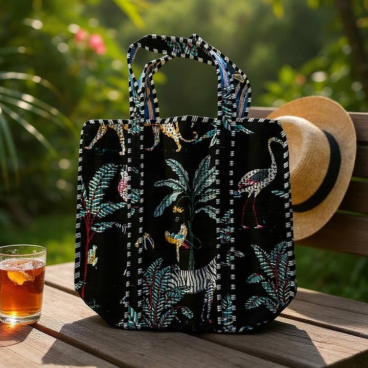 Black Tote Bag for wholesale by Feel The Cotton Inc