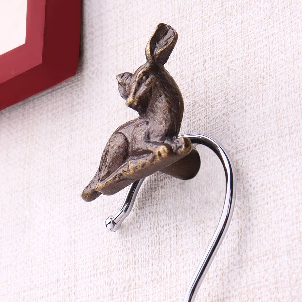 1 Piece Iron Fawn Wall Coat Hooks Antique for wholesale on Faire1