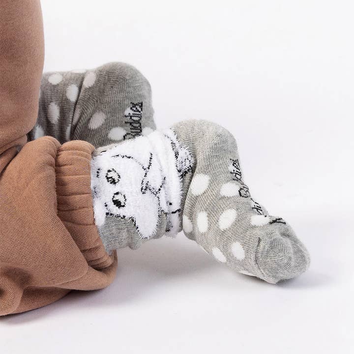 Nordicbuddies - Wholesale Socks - Baby - Moomintroll Fluffy Baby Socks2