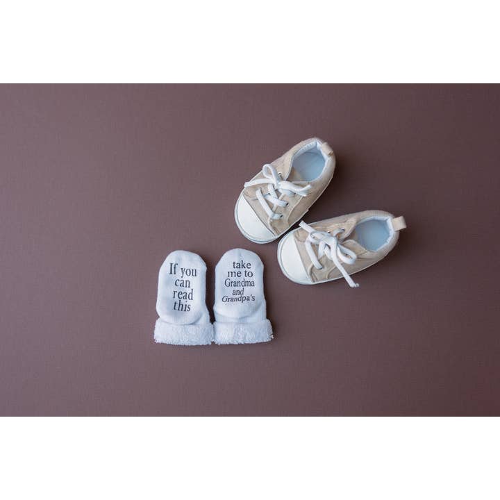 Dorothy’s Reason - Wholesale Socks - Baby - Take Me to Grandma and Grandpas Baby Socks | Grandparents3