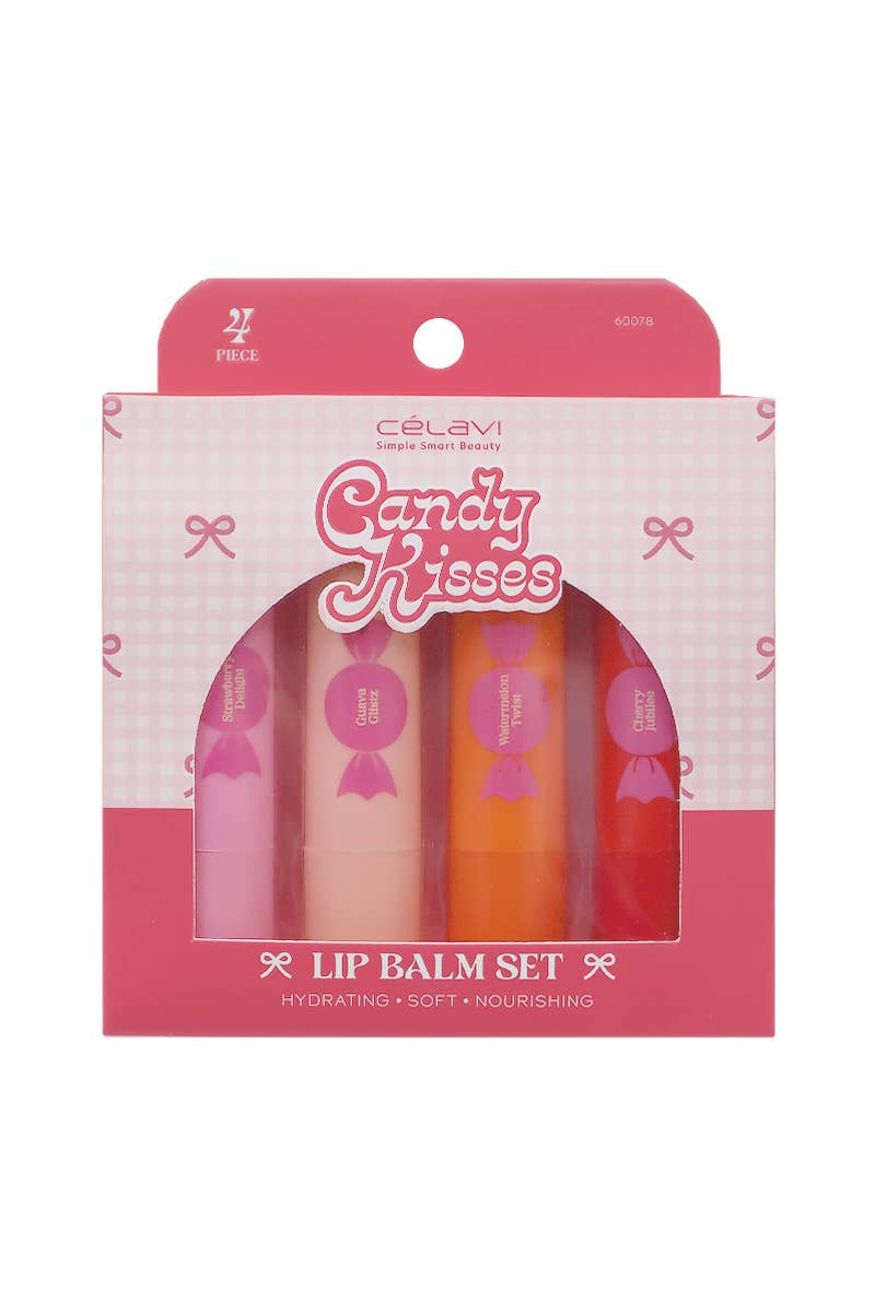 PINEAPPLE Beauty - Wholesale Lip Balm Set - Celavi 60078 Candy Kisses Fruits Lip Balm Set - 12 set1