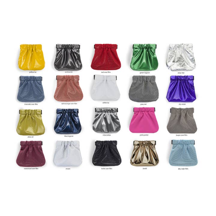 IN-ZU - Wholesale Coin Purse - Women's - CLAP - MIXED FABRICS - Coin Purse