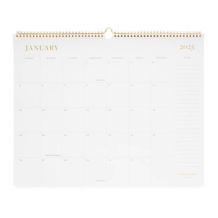 Sugar Paper - Wholesale Calendar - 2025 Wall Calendar