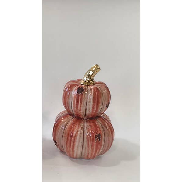 CERAMIC STACKING PUMPKIN DECOR (RED) for wholesale by IH Casa Decor