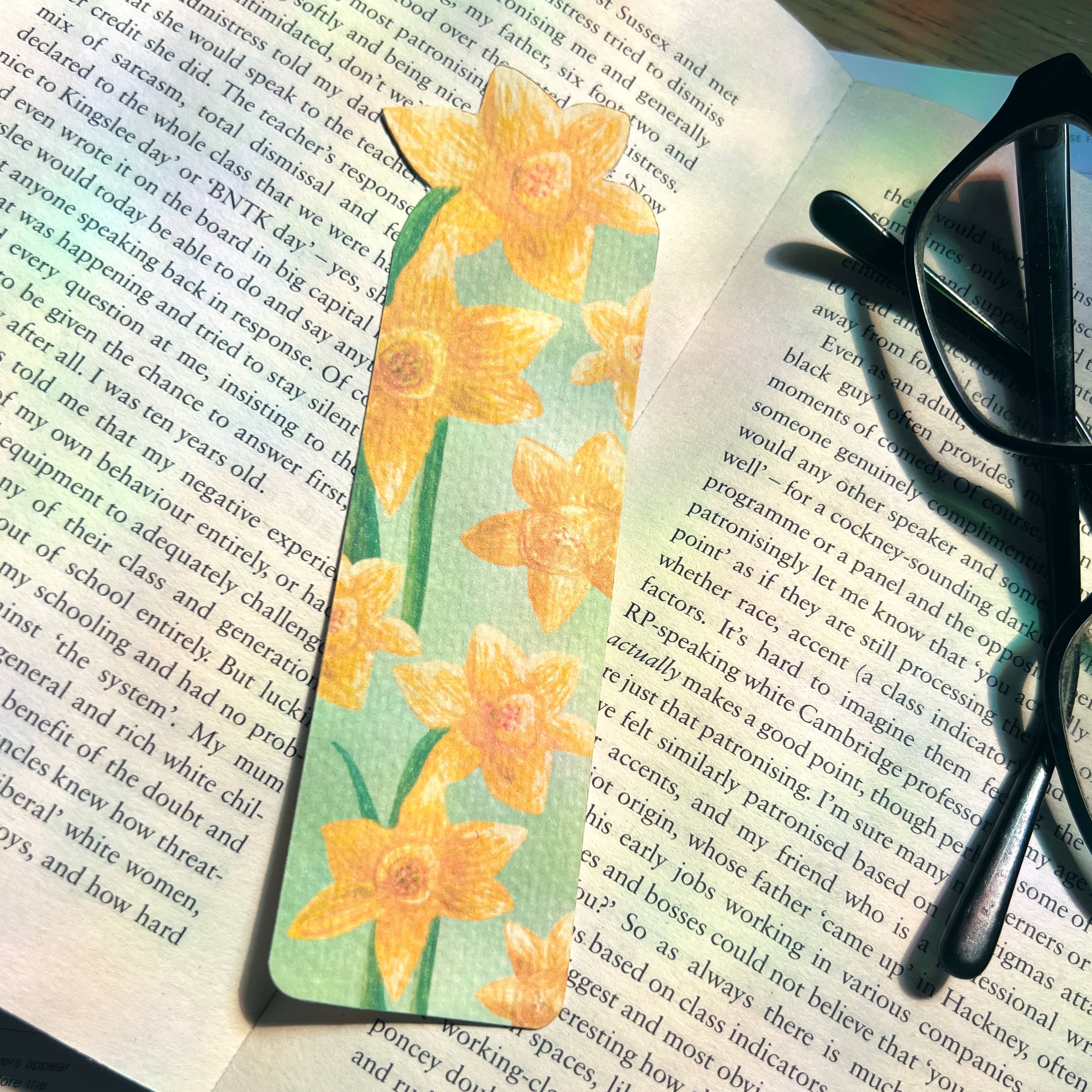KC Ripley – wholesale Bookmark – Daffodil Bookmark1
