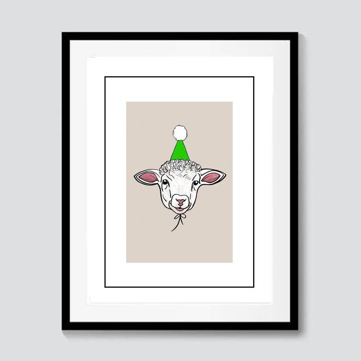 Lamm A4 Konsttryck för wholesale av STETCH